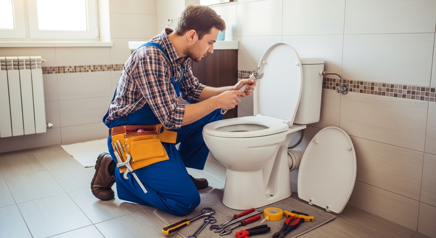 Toilet repair & installation service