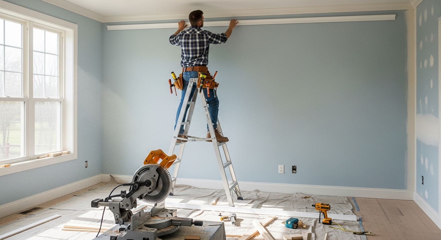 Trim & molding installation service