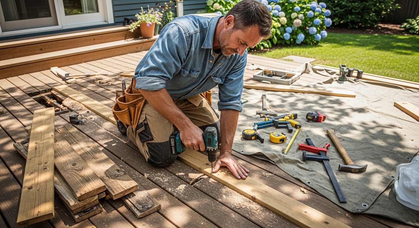 Deck repair service