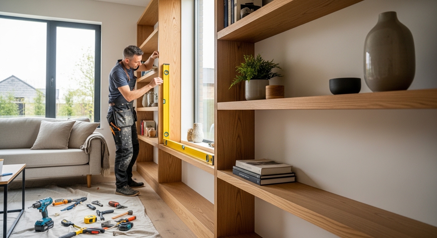 Custom shelving service