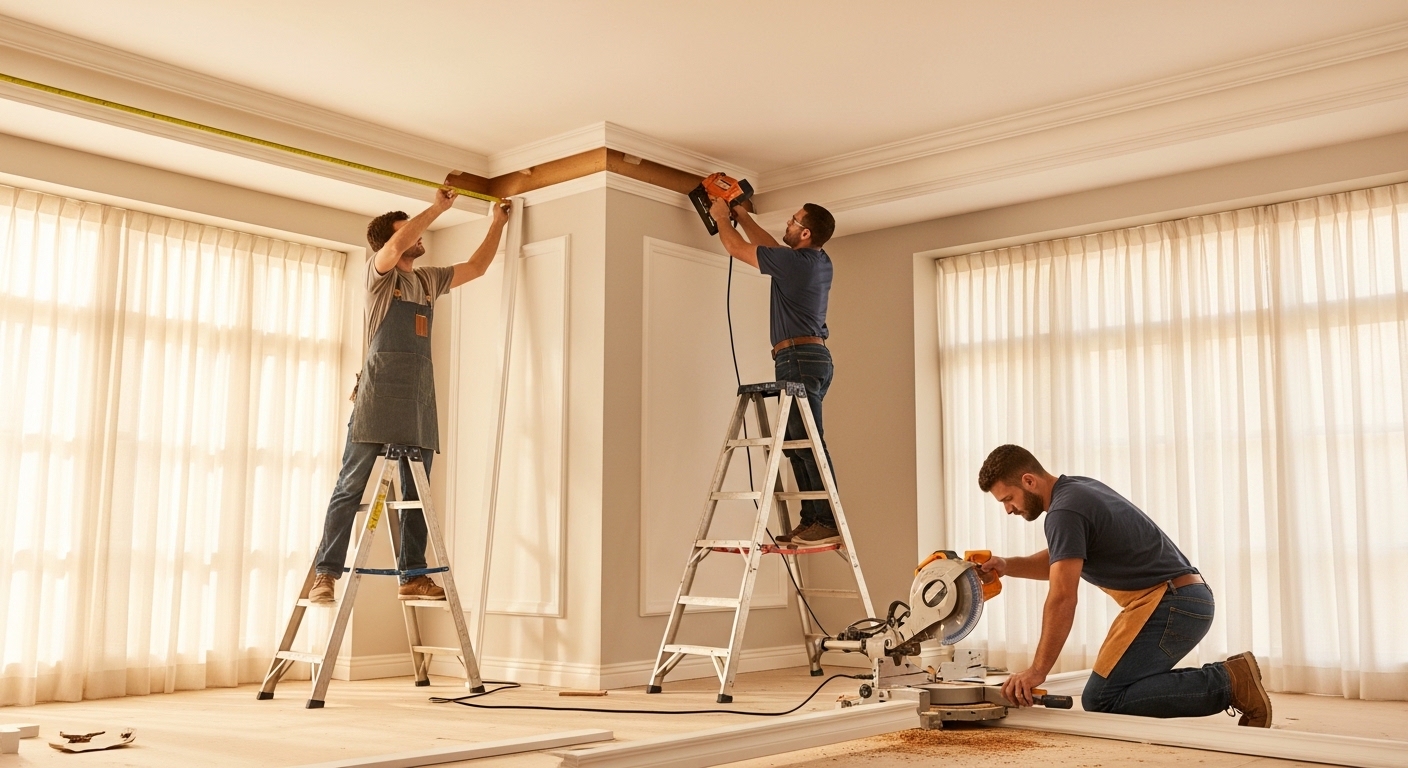 Crown molding service